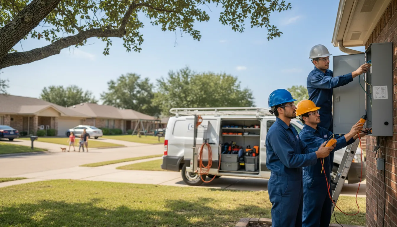 Certified electrician providing emergency electrical services in Bethesda, OH